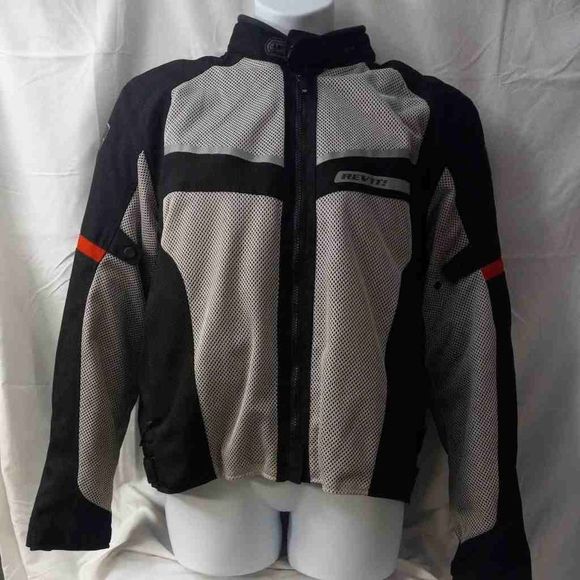 Rev'It Tornado w/ Zip Out Insulated Liner Padded Armor Motorcycle Jacket EU 56 - Picture 1 of 8